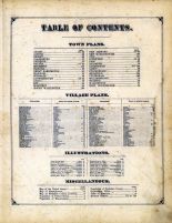 Table Of Contents, Berkshire County 1876